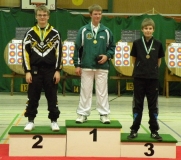 Reichlich Medaillen f�r die 1848er auf der LM Bogen Halle 2010